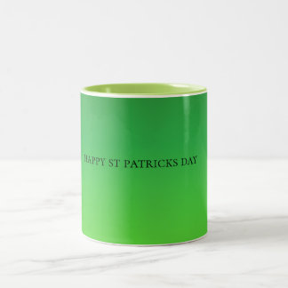 Taza Bicolor St. Patricks Day Green 