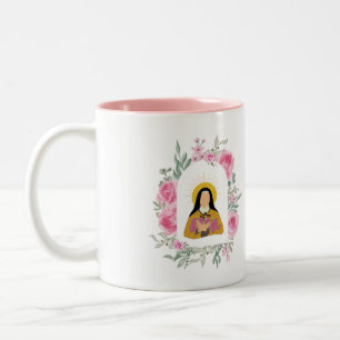 Taza Bicolor St. Therese Mug