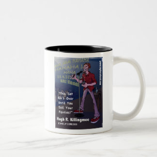 Taza Bicolor Stand-Up Comed de Hugh R. Killingmee-