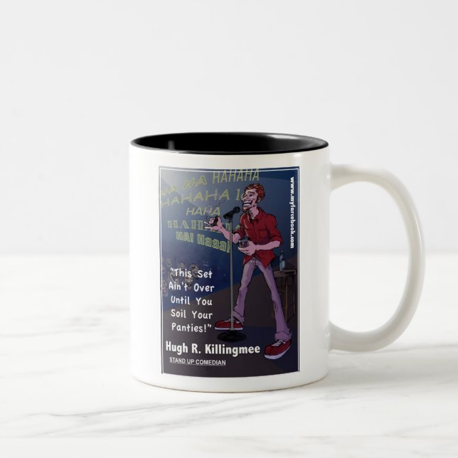 Taza Bicolor Stand-Up Comed de Hugh R. Killingmee- (Derecha)