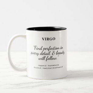 Taza Bicolor Star Power: Virgo Astrology Mug