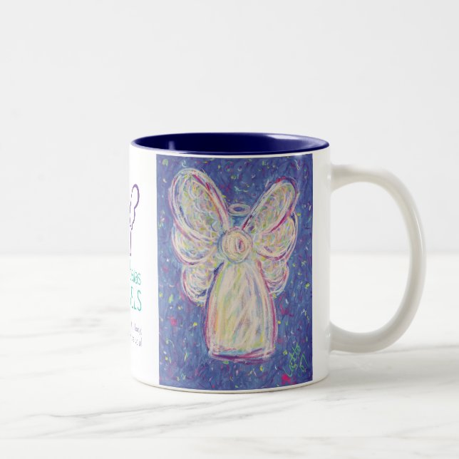 Taza Bicolor Starry Night Angel Mug (Derecha)