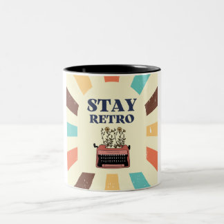 Taza Bicolor stay retro