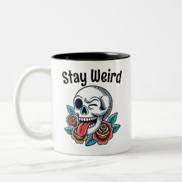 Taza Bicolor Stay Weird