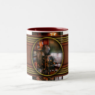 Taza Bicolor Steampunk - La edad de oro del cine