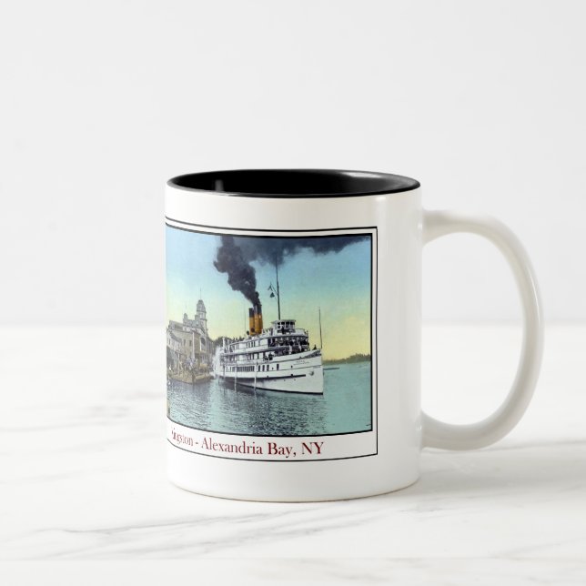 Taza Bicolor Steamship Kingston (Derecha)