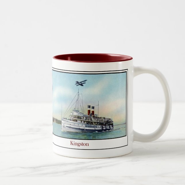 Taza Bicolor Steamship Kingston (Derecha)