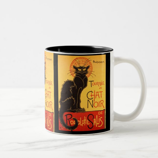 Taza Bicolor Steinlen: Charla Noir (Derecha)