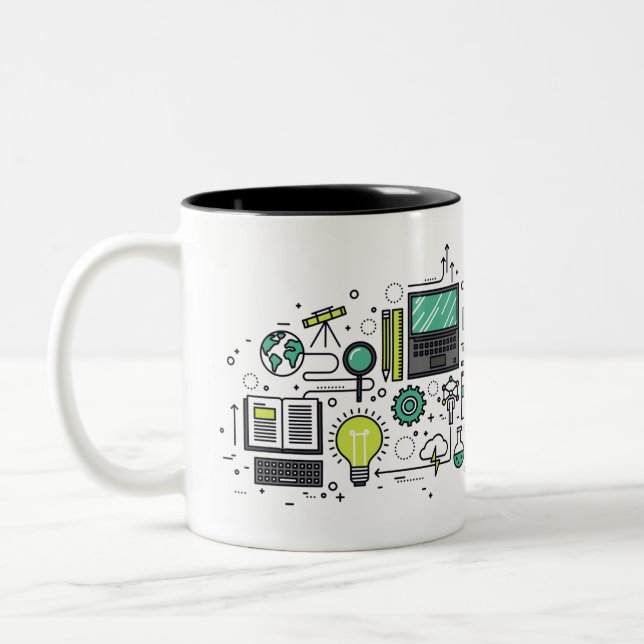 Taza Bicolor STEM CON 2020 Mug (Izquierda)