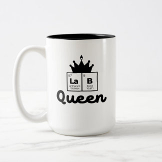 Taza Bicolor  Steminist Women in Science - Lab Queen