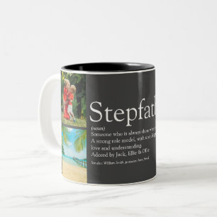 Taza Bicolor Stepfather Definición 4 Photo Fun Gray