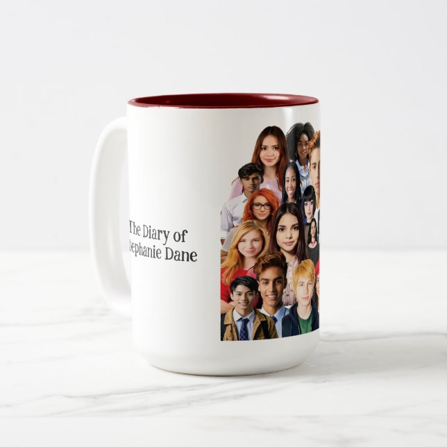 Taza Bicolor Stephanie Dane y Friends Mug (Anverso izquierdo)