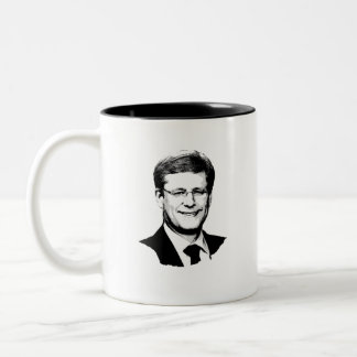 Taza Bicolor Stephen Harper hace frente