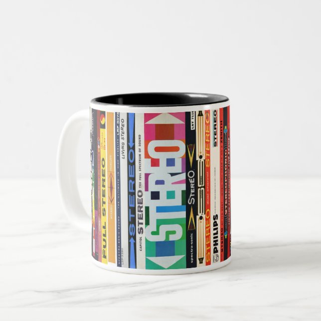Taza Bicolor Stereo Mug 2 (Anverso izquierdo)