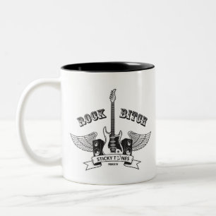 Taza Bicolor Sticky Tunes Tasse Rock Style Edition