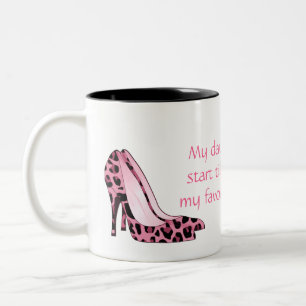 Taza Bicolor Stiletto Heels Lover Mug