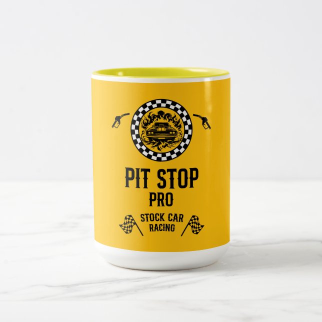 Taza Bicolor Stock Car Racing Gift (Centro)