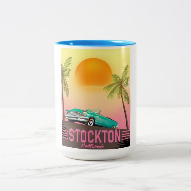 Taza Bicolor Stockton California USA (Centro)