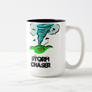 Taza Bicolor Storm Chaser Tornado Twister
