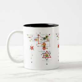 Taza Bicolor Strange Magic Circle Sigil Chaos Magic Witchcraf