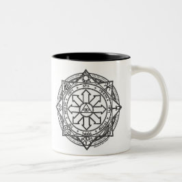 Taza Bicolor Strange Magic Circle Sigil Chaos Magic Witchcraf