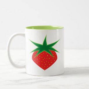 Taza Bicolor Strawberry Mug