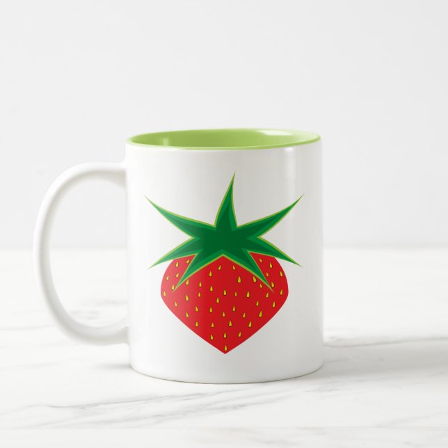Taza Bicolor Strawberry Mug (Izquierda)