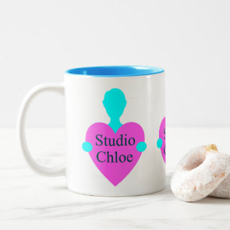 Taza Bicolor Studio Chloe Triple logo mug