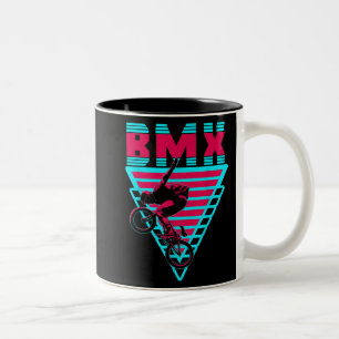 Taza Bicolor Stunts estéticos de ciclismo de estilo libre BMX