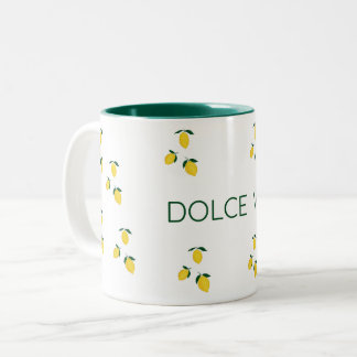 Taza Bicolor Stylish Dolce Vita Mug for Home and Office