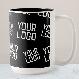 Taza Bicolor Su diseño o logotipo comercial   Ubicación aleator