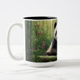 Taza Bicolor ¡Su dosis diaria de cortesía! - Panda Prin Adorabl