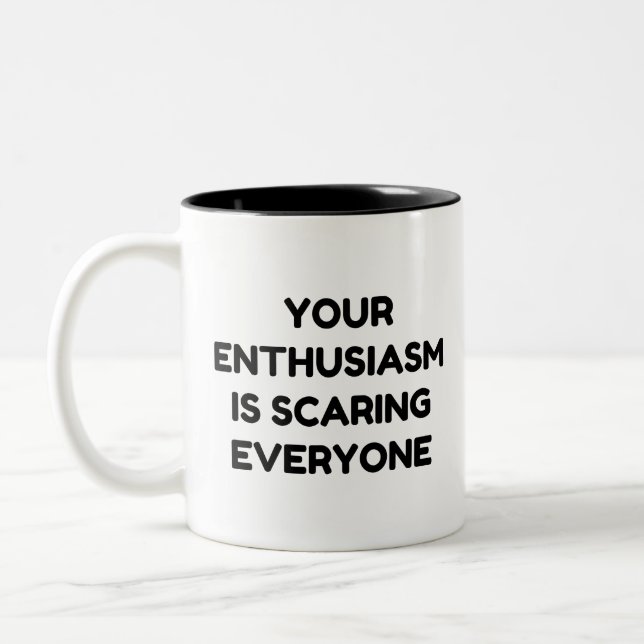Taza Bicolor Su entusiasmo (Izquierda)
