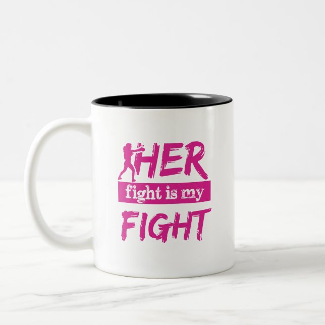 Taza Bicolor Su Lucha Es Mi Lucha (Izquierda)