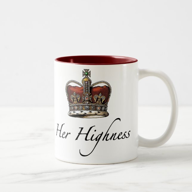 Taza Bicolor Su majestad, su alteza (Derecha)