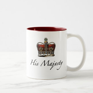 Taza Bicolor Su majestad, su alteza