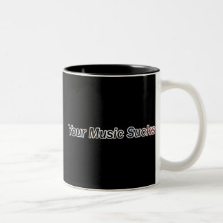 Taza Bicolor Su música chupa