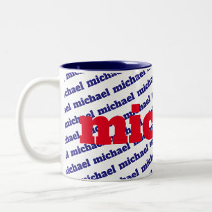 Taza Bicolor Su nombre y modelo del color