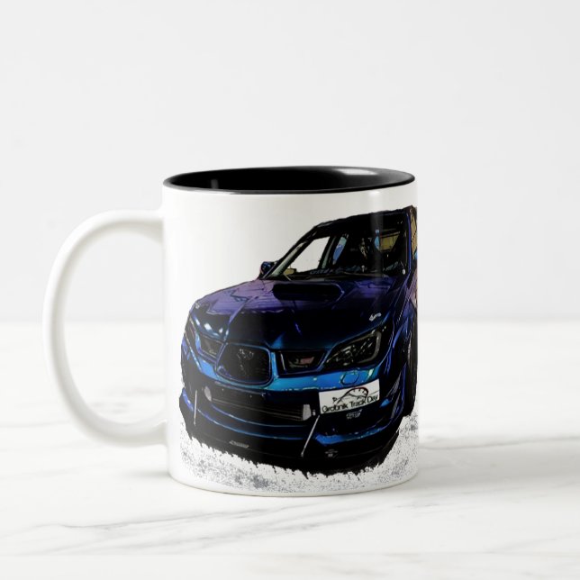 Taza Bicolor Subaru Impreza WRX Sti (Izquierda)