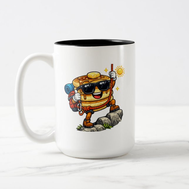 Taza Bicolor Subida de pila de panqueques  (Izquierda)