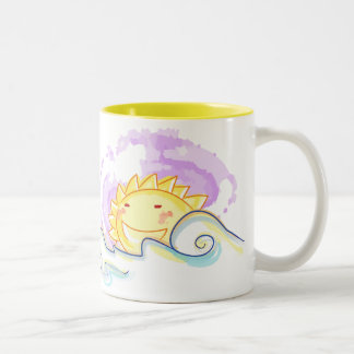 Taza Bicolor Subida feliz del sol