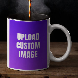 Taza Bicolor Subir 2 imagen personalizada - Agrega la tuya para