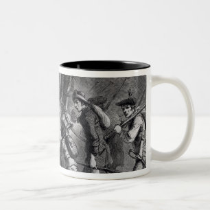 Taza Bicolor Sublevación de Nueva Inglaterra Yeomanry