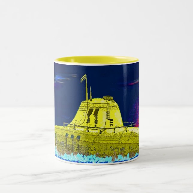 Taza Bicolor Submarino amarillo (Centro)