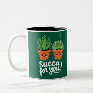 Taza Bicolor Succa Para Ti – Juego de Palabras Divertido sobre