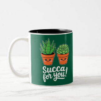Taza Bicolor Succa Para Ti – Juego de Palabras Divertido sobre