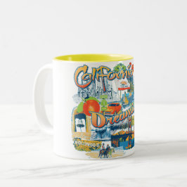 Taza Bicolor Sueño de California