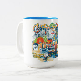 Taza Bicolor Sueño de California