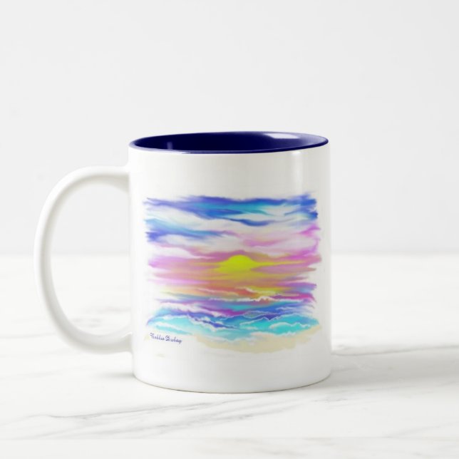 Taza Bicolor Sueño de Carolina (Izquierda)