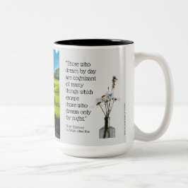 Taza Bicolor Sueño, Edgar Allen Poe, campo,